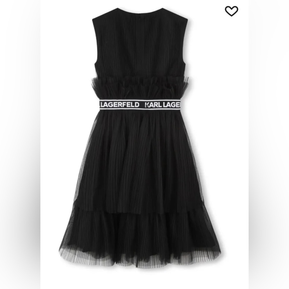 Karl Lagerfeld Kids layered-tulle A-line dress size 8 126cm